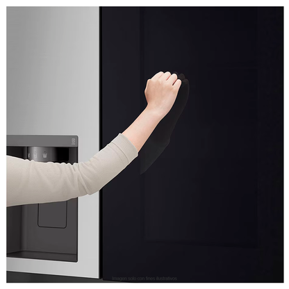 Refrigeradora Side By Side 22pc VS25GIMW LG | InstaView Door-in-Door | metal decorativo |  Door cooling | sistema ThinQ