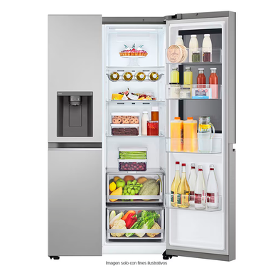 Refrigeradora Side By Side 22pc VS25GIMW LG | InstaView Door-in-Door | metal decorativo |  Door cooling | sistema ThinQ