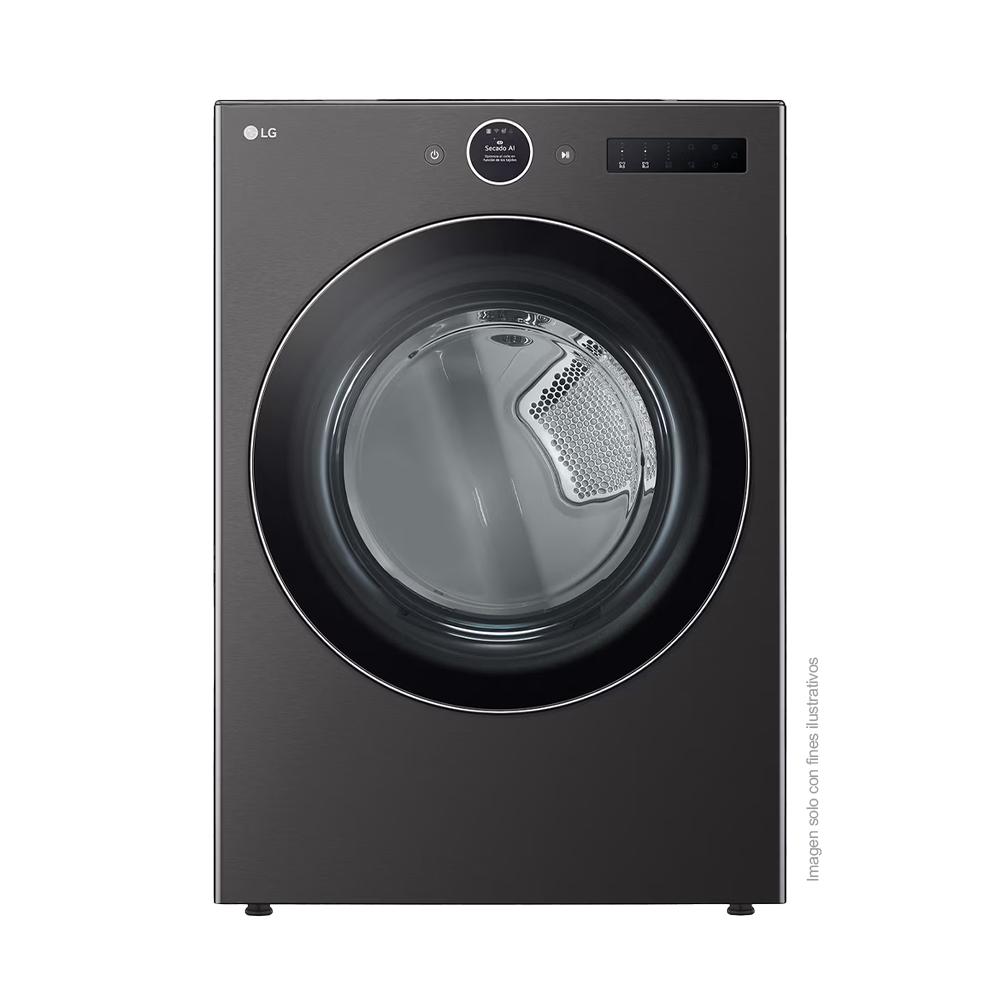 Secadora a gas 22kg DF74BFXS6B LG, Sistema TurboSteam, AI Sensor Dry, ThinQ.