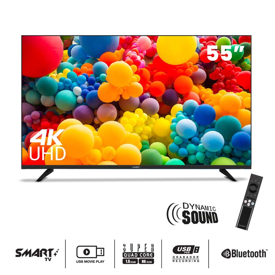 Televisor QLED Smart, 55”, CLEDQ55DZ8, Sankey, 4K