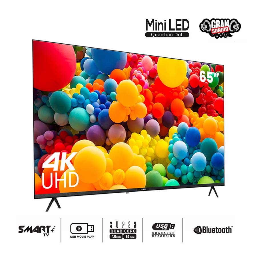 Televisor Mini LED Smart 65" 4K CLEDM65W77 Sankey