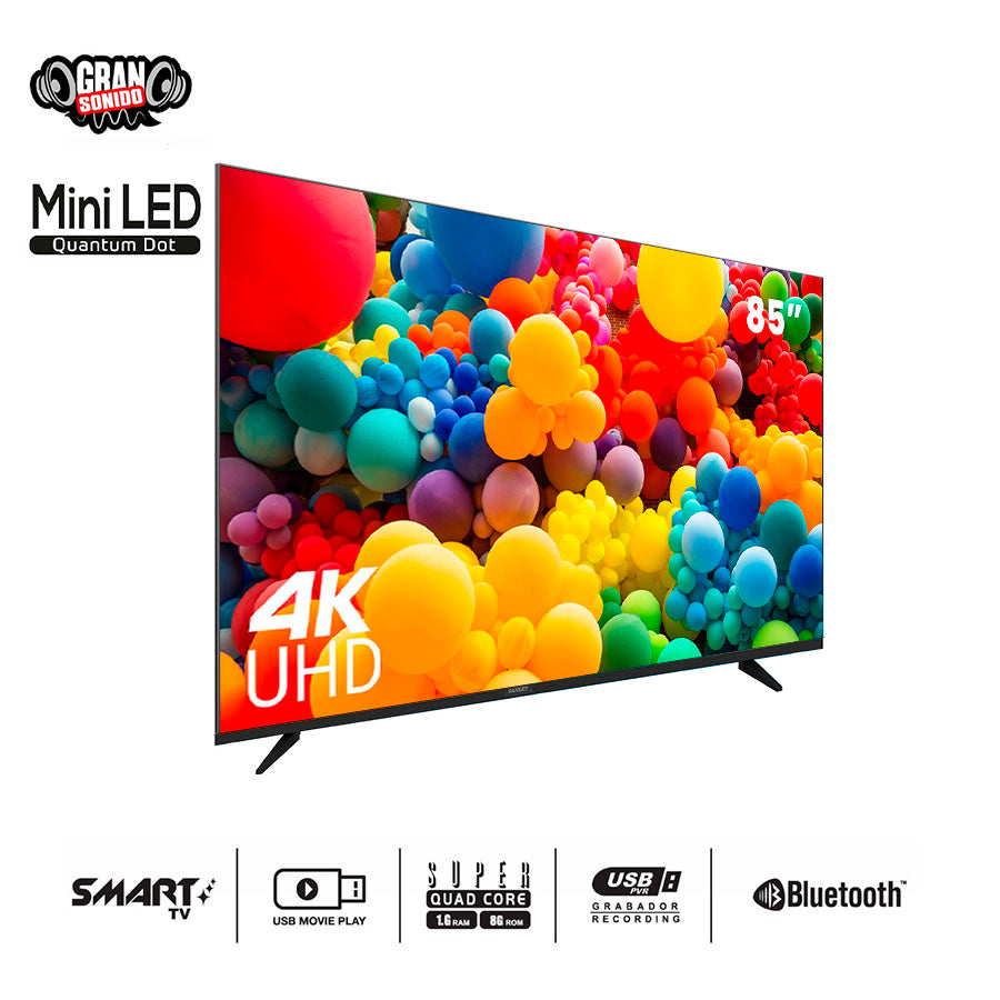 Televisor Mini LED Smart 85" 4K CLEDM85W77 Sankey