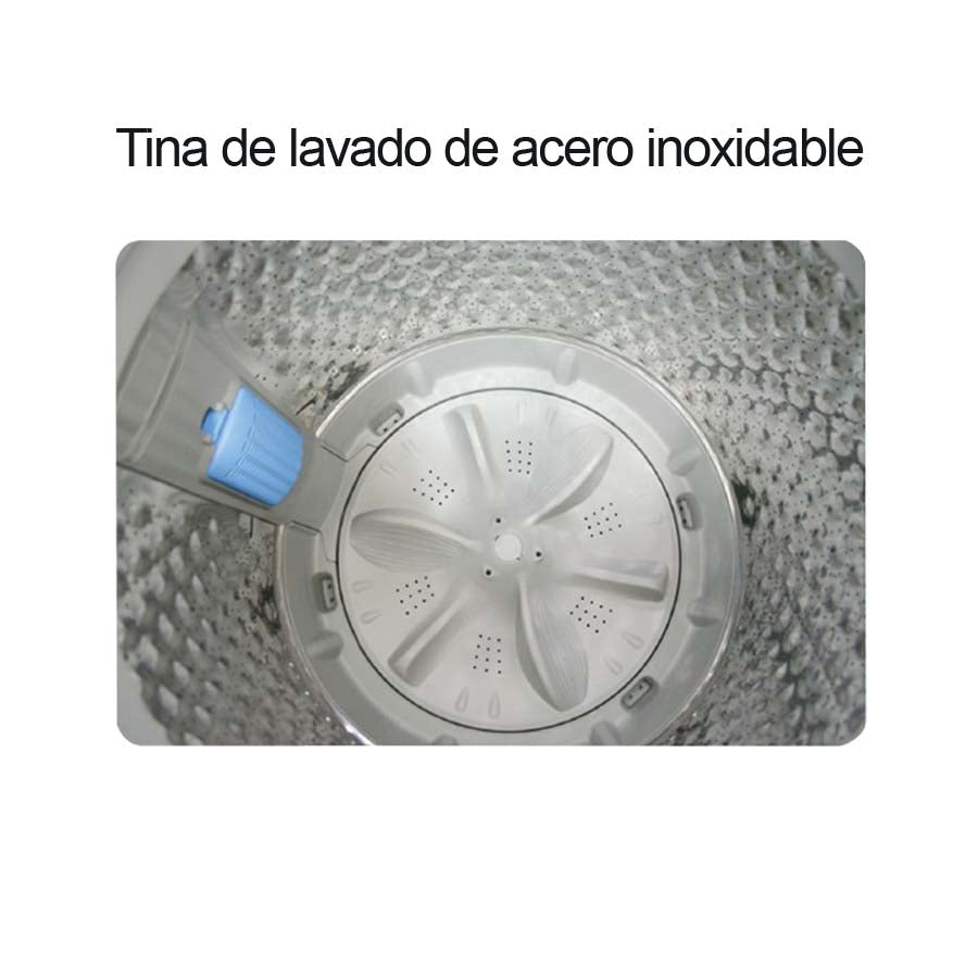 Lavadora semiautomática 22kg WM-A2279PG Sankey color gris, tina de acero inoxidable