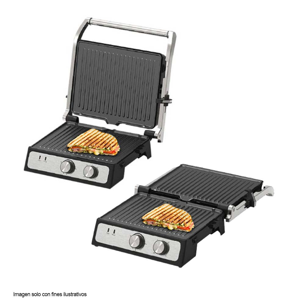 Sandwichera Panini SW-42 Sankey acabado acero inoxidable