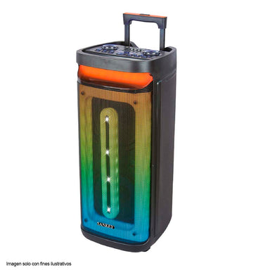 Bocina portátil 8" x 2 modelo PA-8DCT101 Sankey 40W