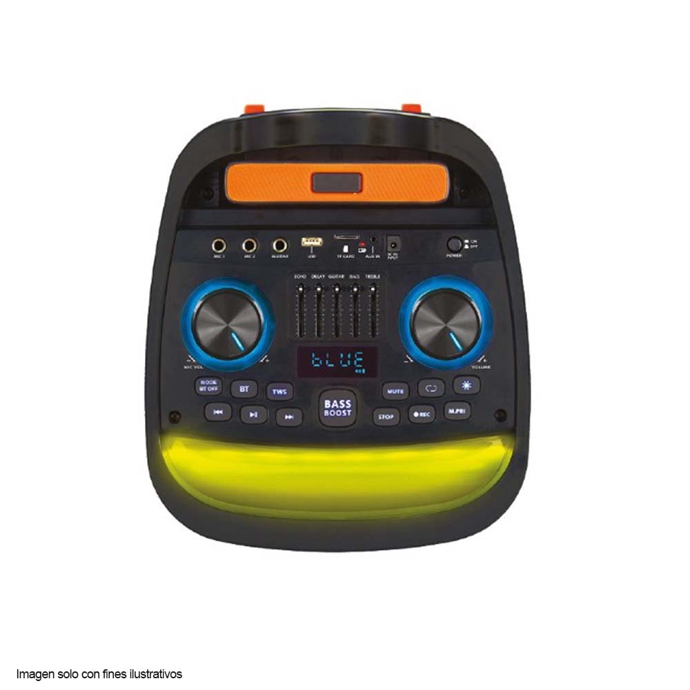 Bocina portátil 8" x 2 modelo PA-8DCT101 Sankey 40W