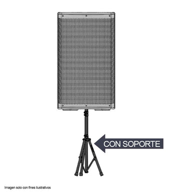 Bocina con amplificador PA15PRO502 Sankey 250W RMS.