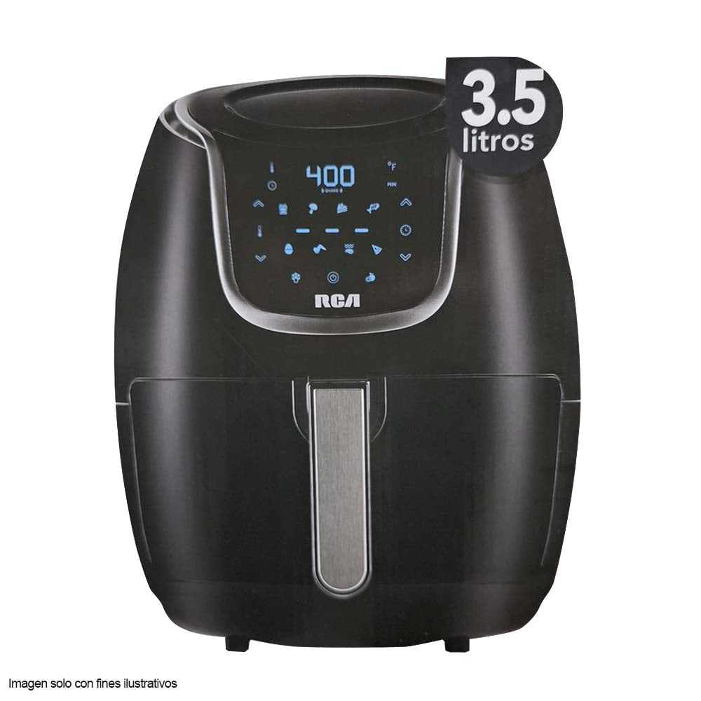 Freidora de aire 3.5 litros RCAF35BX RCA color negro