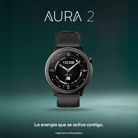 Smartwatch, AURA Gen2, CT-AURA2, Cubitt, Obsidiana black