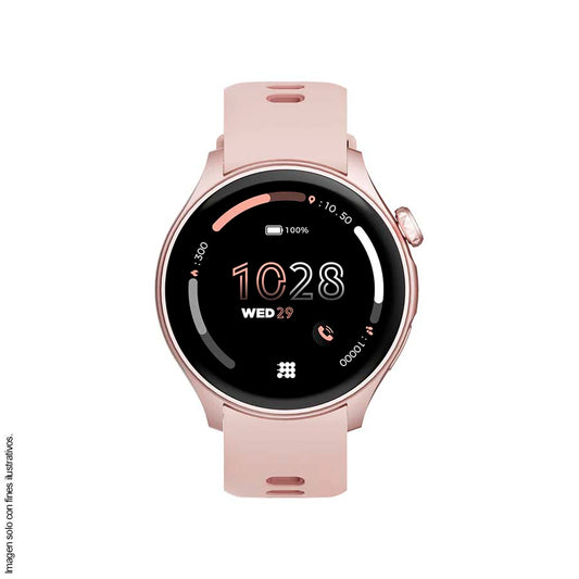 Smartwatch, 1.43”, CT-AURA2-5, Cubitt, Bluetooth 5.3 AMOLED con llamadas, rosado gold