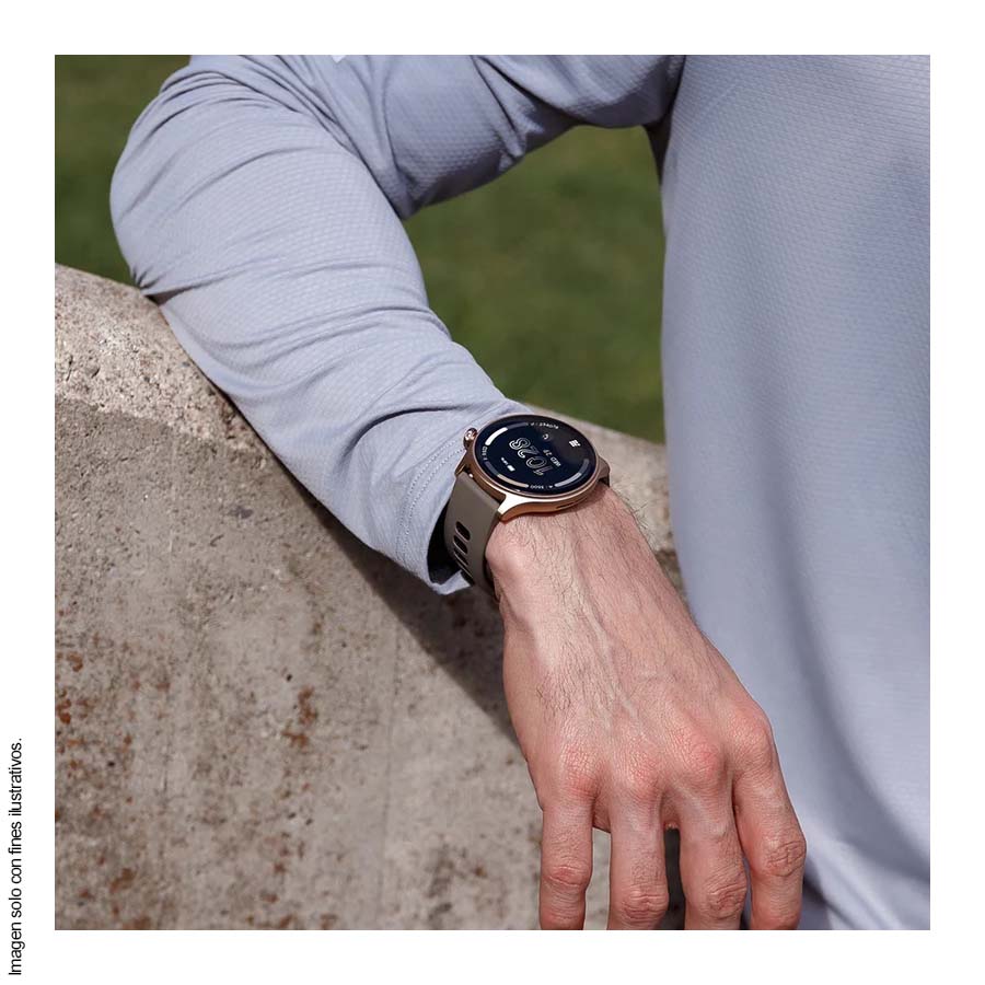 Reloj inteligente AURA CT-AURA2-9 Cubitt color chocolate Gen2 Cubitt