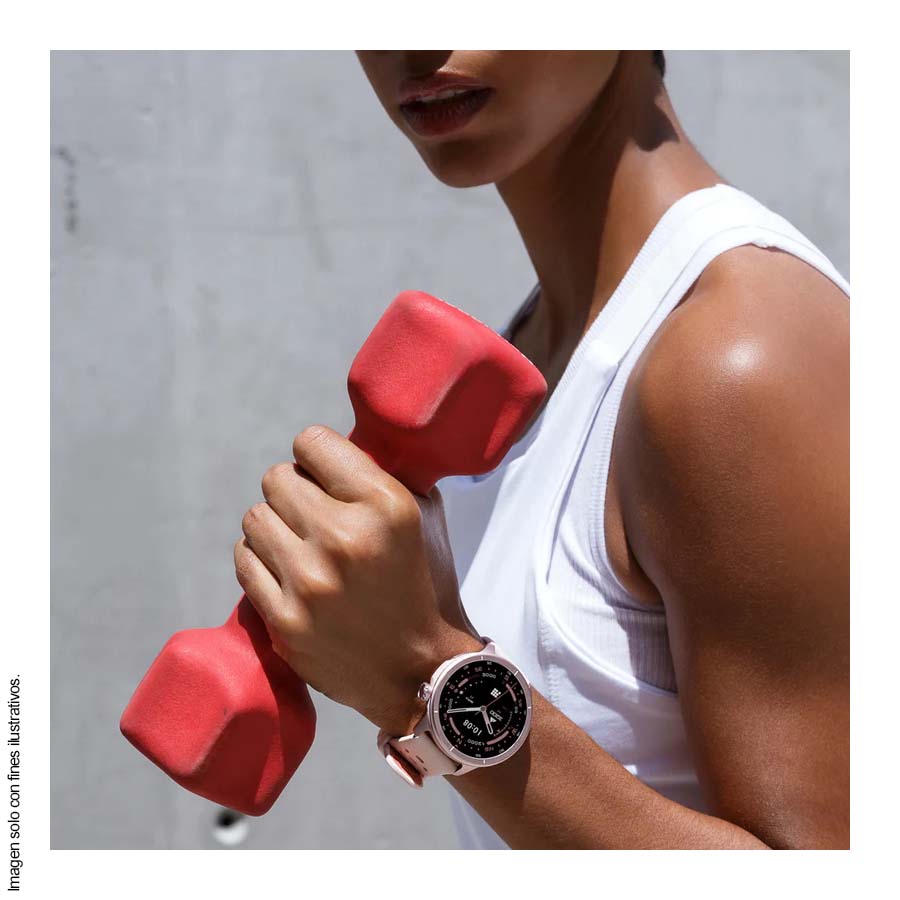 Reloj inteligente Aura Pro2 Gen2 CT-AURAP2-5 color rosado gold Cubitt