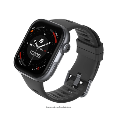 Reloj Inteligente, 1.85”, VIVA Gen2, Cubitt, Bluetooth 3ATM, negro