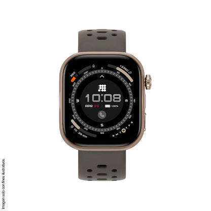 Smartwatch, 1.85”, CT-VIVAP2-9, Viva 2 PRO Gen2, Cubitt, AMOLED GPS integrado Bluetooth, chocolate