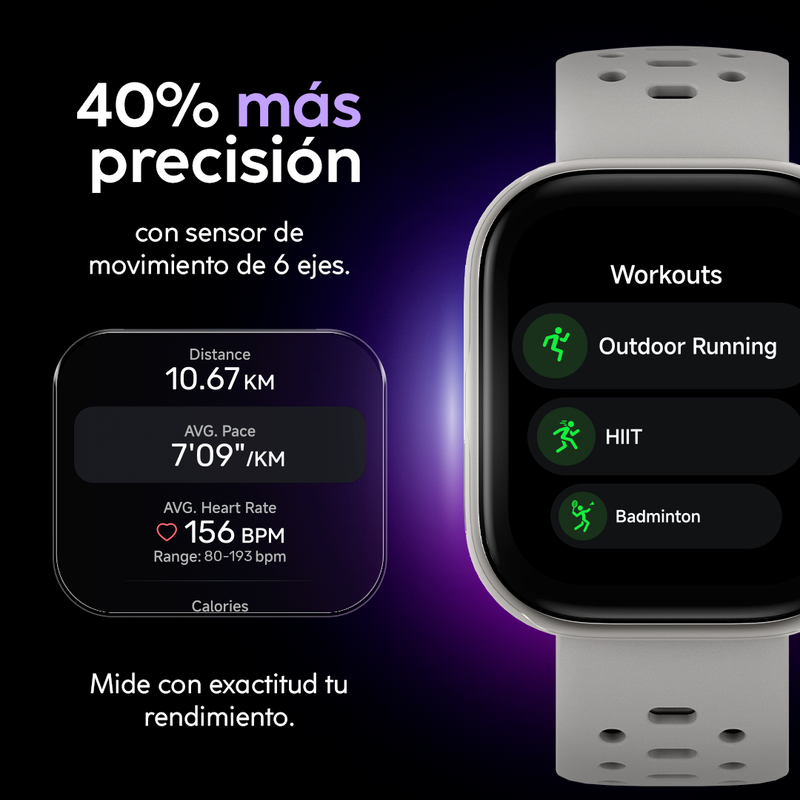 Smartwatch, 1.85”, CT-VIVAP2-9, Viva 2 PRO Gen2, Cubitt, AMOLED GPS integrado Bluetooth, chocolate