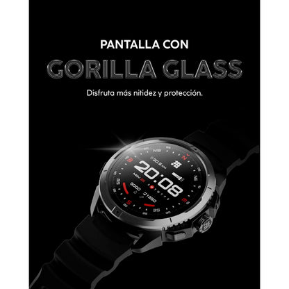 Smartwatch, pantalla AMOLED de 1.48” CT-TERRA1 Cubitt color negro