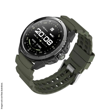 Reloj inteligente, pantalla AMOLED de 1.48” CT-TERRA3 Cubitt color verde militar