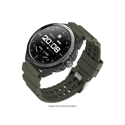 Smartwatch, pantalla AMOLED de 1.48” CT-TERRA3 Cubitt color verde militar