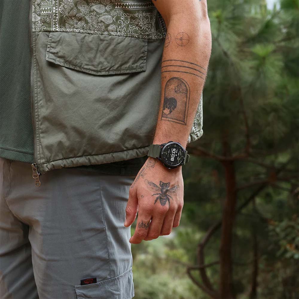 Smartwatch, pantalla AMOLED de 1.48” CT-TERRA3 Cubitt color verde militar