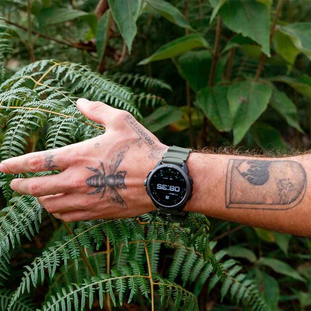 Smartwatch, pantalla AMOLED de 1.48” CT-TERRA3 Cubitt color verde militar