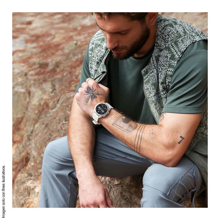 Reloj inteligente, pantalla AMOLED de 1.48” CT-TERRA7 Cubitt color gri ...