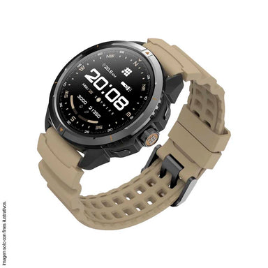 Reloj inteligente, pantalla AMOLED de 1.48” CT-TERRA9 Cubitt color chocolate