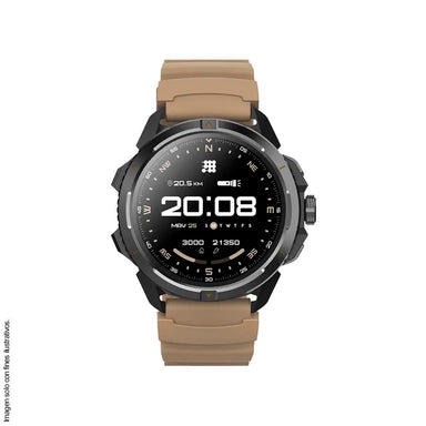 Reloj inteligente, pantalla AMOLED de 1.48” CT-TERRA9 Cubitt color chocolate