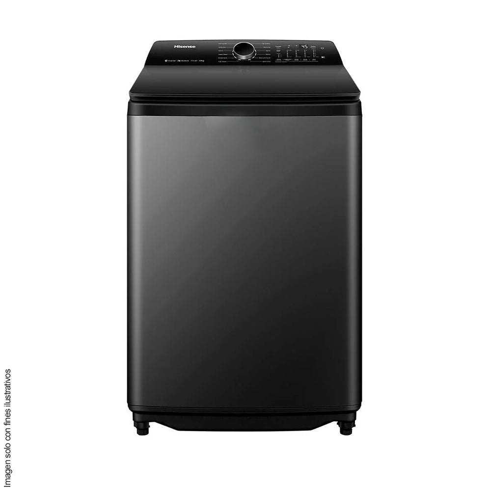 Lavadora automática 20kg WT5I2023DB Hisense color negro