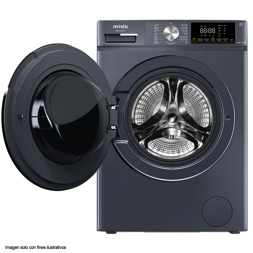 Lava y seca Inverter, automática, 14kg lavado y 7kg secado, WM-ACF1426-G Mystic, color gris,15 funciones de lavado