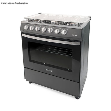 Estufa a gas 30" 6 quemadores AGATA PLUS MY-ST6Q750-PHSC-GY  Mystic