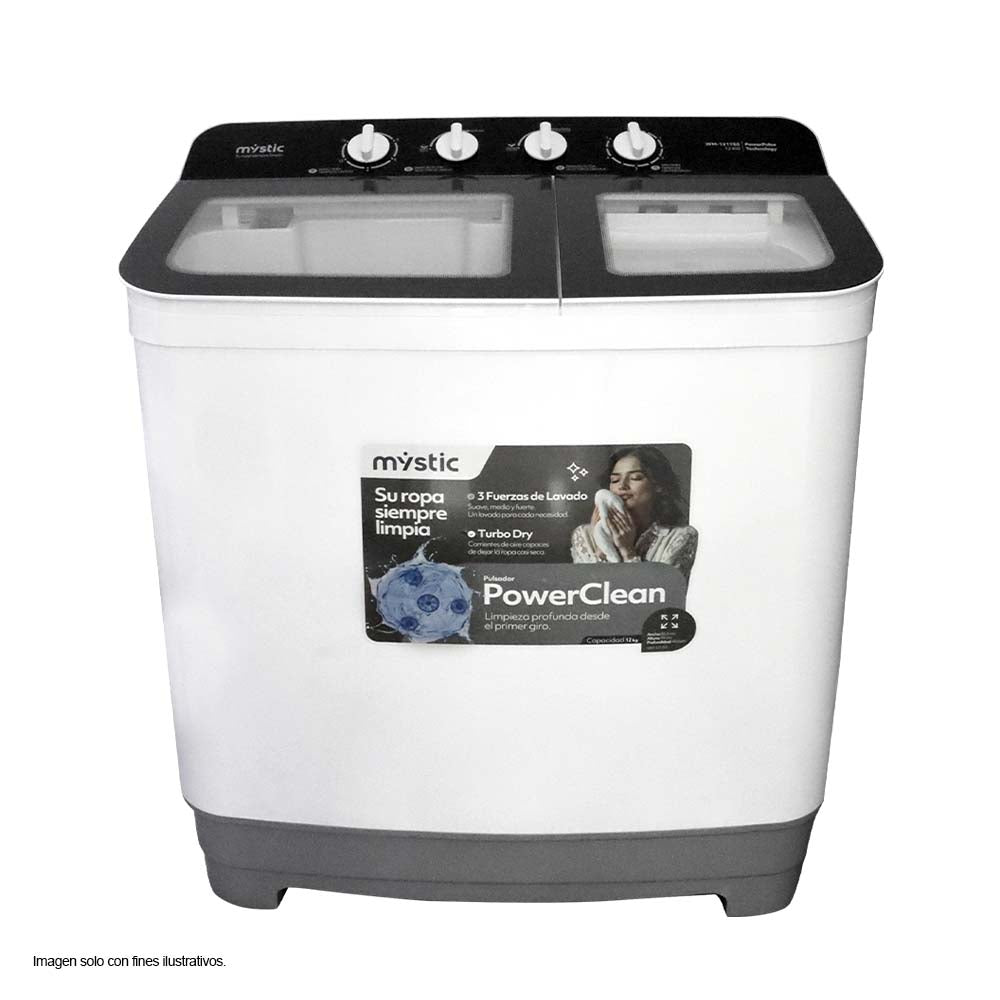 Lavadora 12kg semi automática WM-1217SS tambor de acero inoxidable 110V/60hz