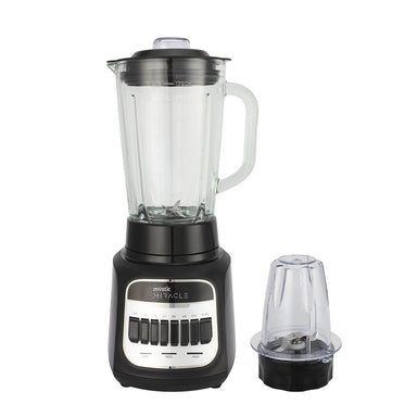 Licuadora 1.7 litros MY-BL600-G Mystic color negro, jarra de vidrio.