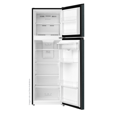 Refrigeradora 8.72pc Inverter RF-NV276LSS Mystic No Frost, color gris nublado, dispensador de agua, control electrónico de temperatura