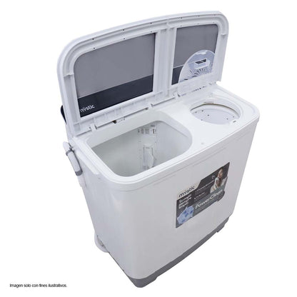 Lavadora semiautomática 10.5kg WM-1015 Mystic, con turbo Dry, power clean
