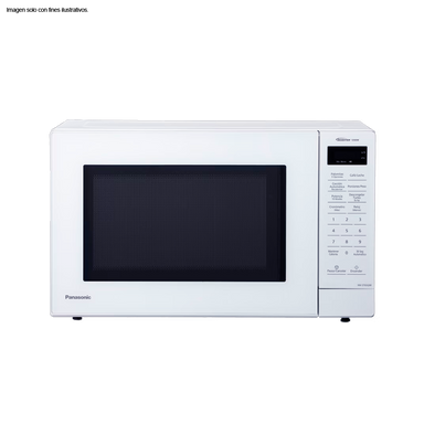 Microondas 1.2pc NN-ST65QWRPH color blanco, inverter, 19 menús automáticos Panasonic