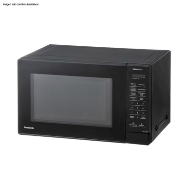 Microondas 1.2pc NN-ST65QB color negro, inverter, 19 menús automáticos Panasonic