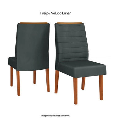 Combo de comedor 4 puestos, mesa Dulce + sillas Ondina