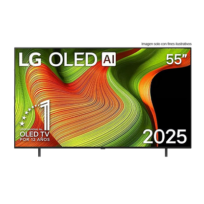 Televisor LED Smart 55" 4K | OLED55B5PSA LG | procesador alpha 8 AI Gen2 | nuevo botón de IA.