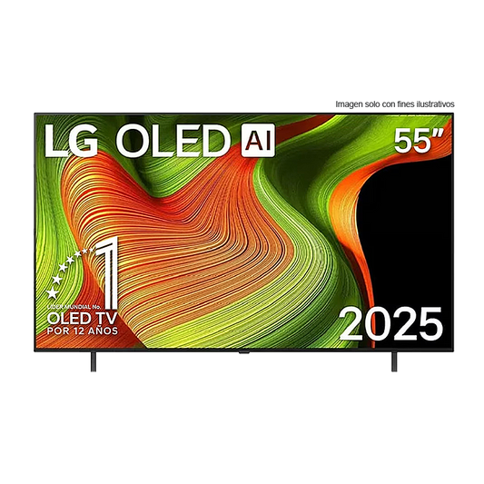 Televisor LED Smart 55" 4K | OLED55B5PSA LG | procesador alpha 8 AI Gen2 | nuevo botón de IA.