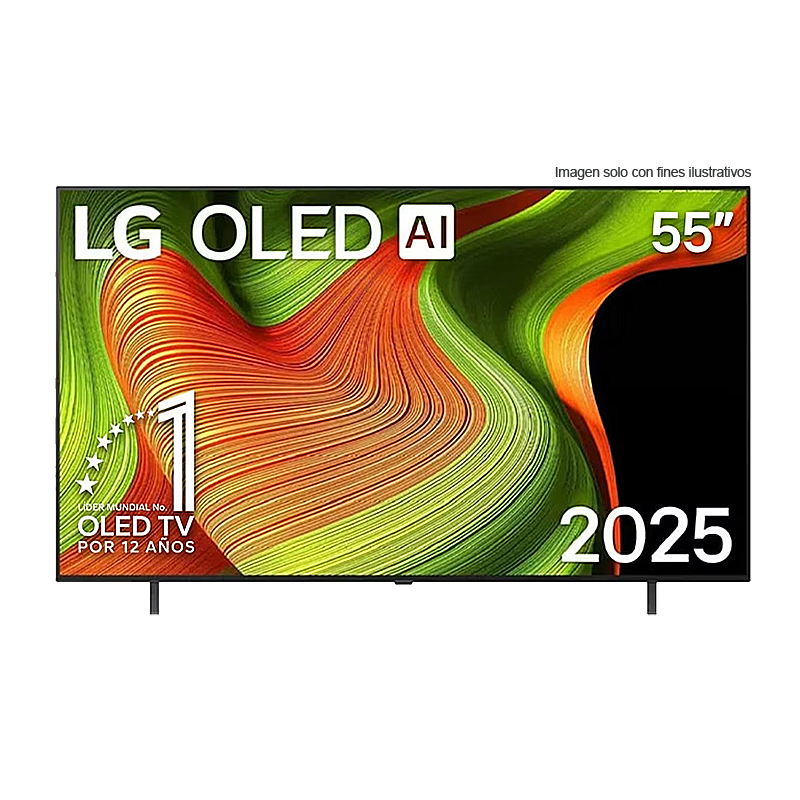 Televisor LED Smart 55" 4K | OLED55B5PSA LG | procesador alpha 8 AI Gen2 | nuevo botón de IA.