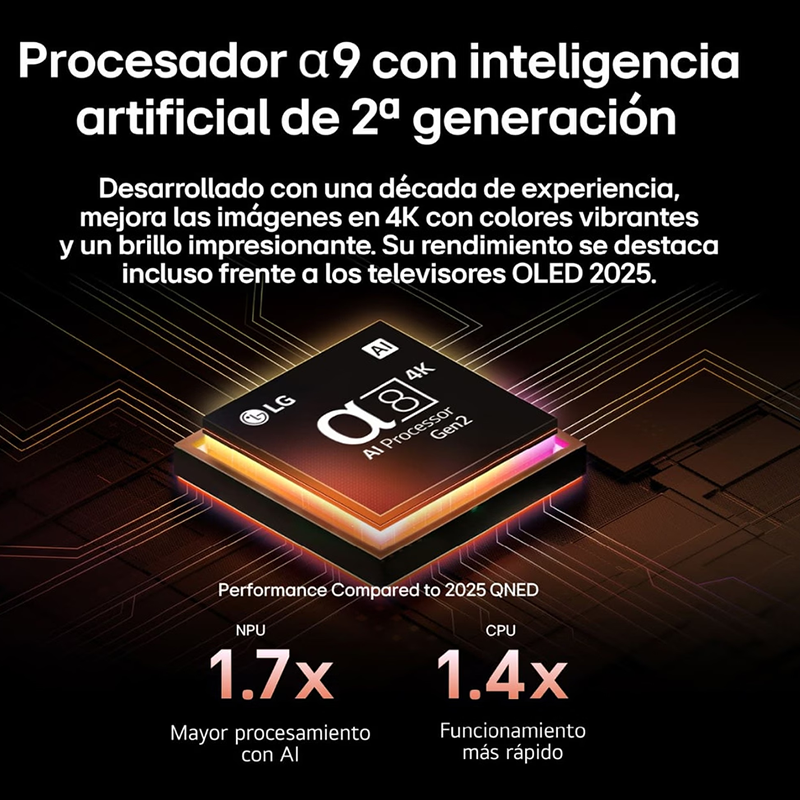 Televisor LED Smart | pantalla 65" 4k | OLED65B5PSA LG | procesador alpha 8 AI Gen2 | AI Picture Pro