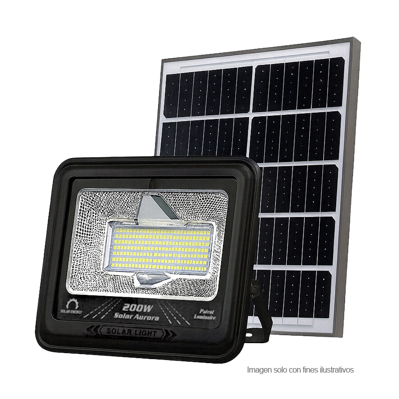 Reflector solar KM-L3543-200W KINGMOX, 200W, energía solar