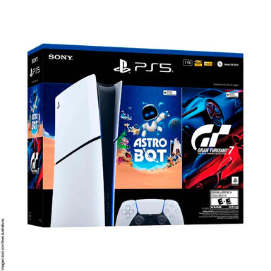 Consola SONY PlayStation5 edición digital con ASTRO BOT y Gran Turismo 7