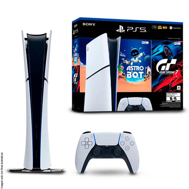 Consola SONY PlayStation5 edición digital con ASTRO BOT y Gran Turismo 7