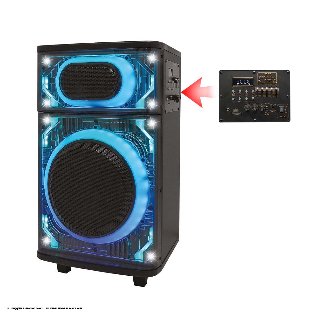 Bocina portátil PA-10DCL80 30W RMS Sankey