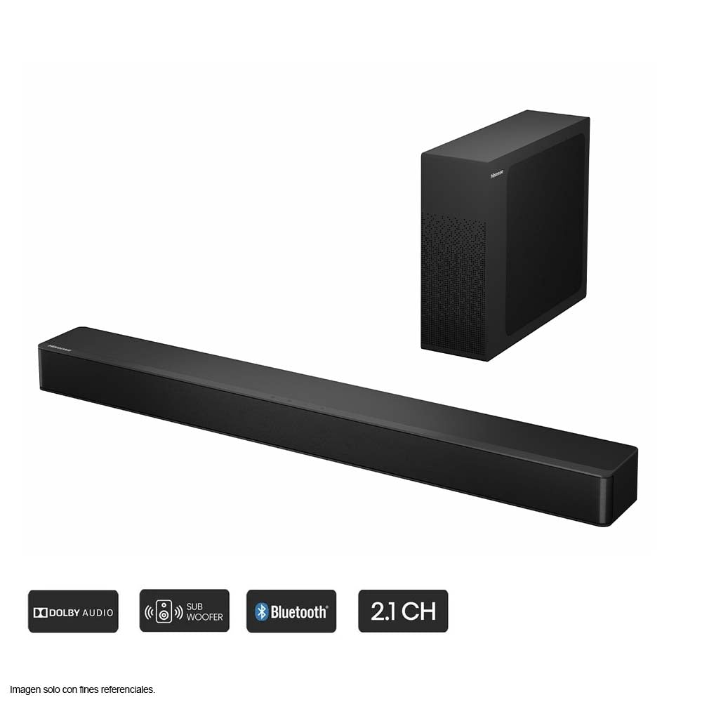 Barra de sonido HS2100, 2.1CH, 240W Hisense
