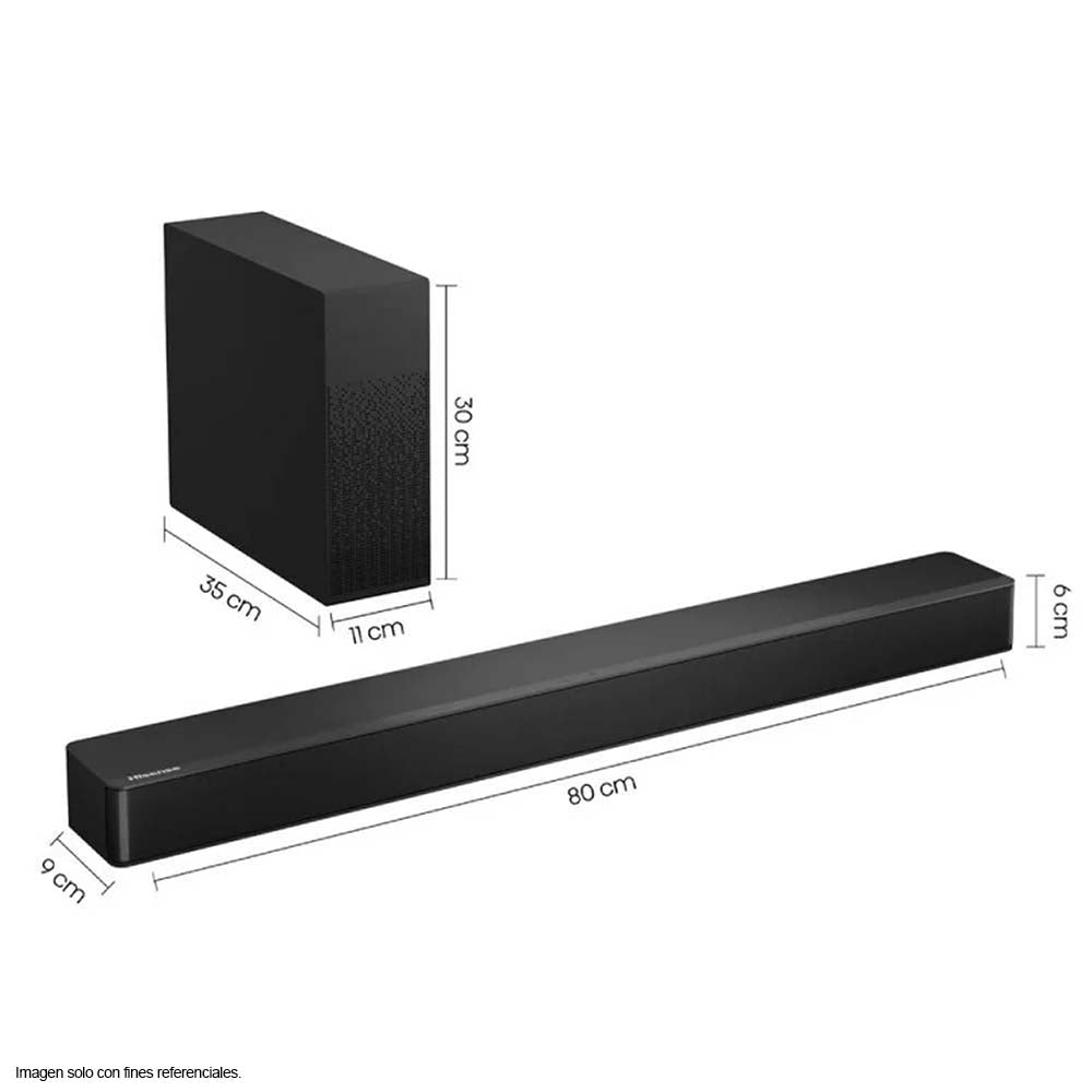 Barra de sonido HS2100, 2.1CH, 240W Hisense
