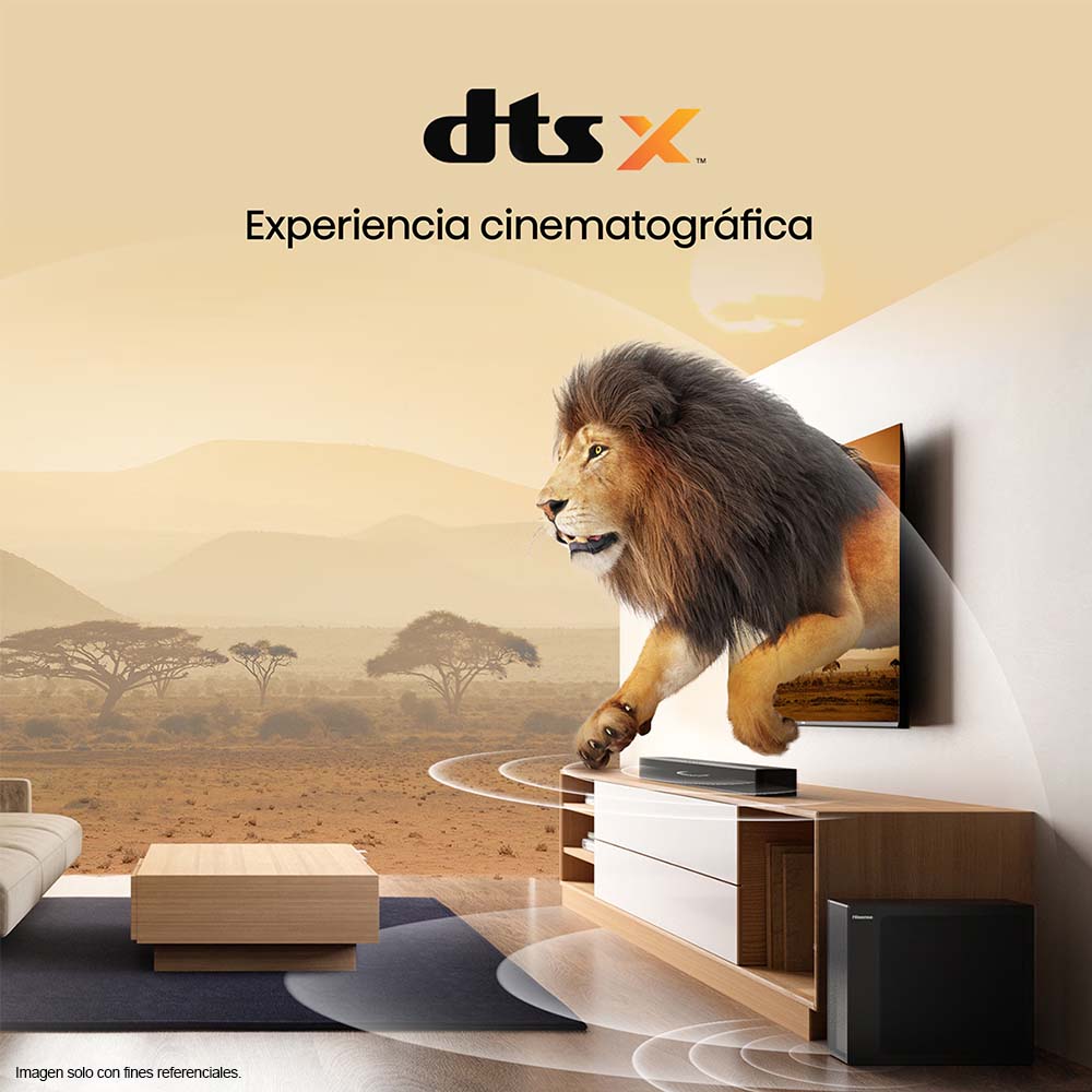 Barra de sonido HS2100, 2.1CH, 240W Hisense