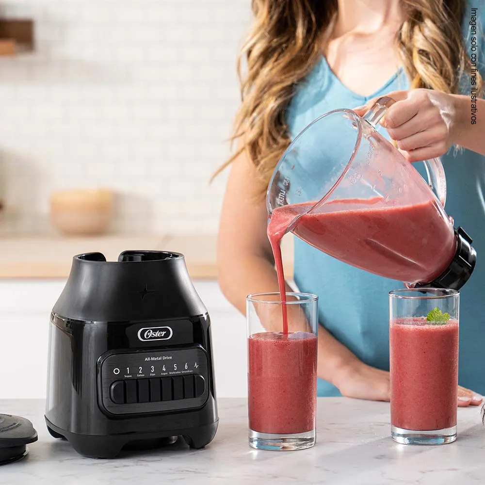 Licuadora 1.5 litros 6 velocidades + pulso BLSTPEG-BPB Oster 800W
