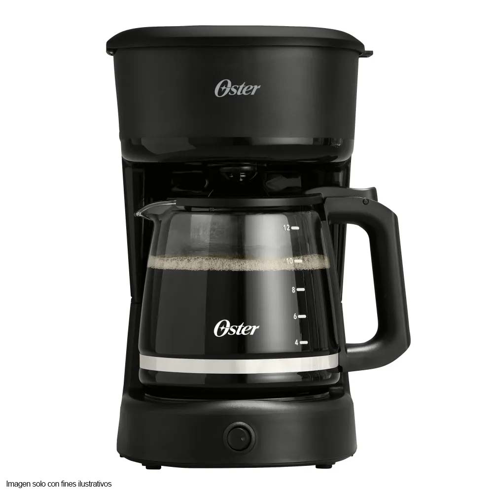 Cafetera 12 tazas BVSTDCS121B Oster con filtro reutilizable